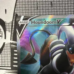 Pokemon TCG Houndoom V 178/189 Swsh03 Darkness Ablaze Ultra Rare FA Holo EN - Image 2