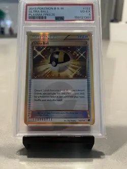 2013 Pokemon Black And White Plasma Freeze Ultra Ball #122 VG-EX 4 POP 6 - Image 1