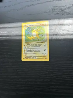 Raichu Holo Foil LP #014/102 Pokemon TCG Base Set - Image 1