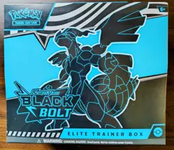 Pokemon TCG Black Bolt Regular Elite Trainer Box ETB Lot Of 4 New Sealed IN HAND - Image 2