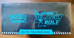 Pokemon TCG Black Bolt Regular Elite Trainer Box ETB Lot Of 4 New Sealed IN HAND - Image 3