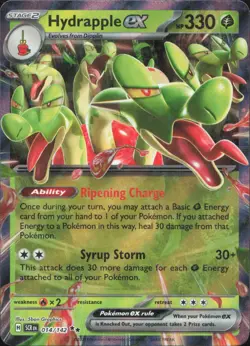 Hydrapple ex 14/142 Double Rare Stellar Crown Pokemon Near Mint - Image 1