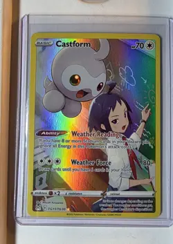 Castform TG11/TG30 Holo Lost Origin Trainer Gallery Pokemon NM/M - Image 1