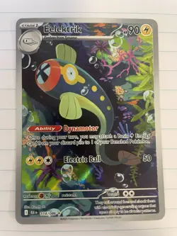 Eelektrik 114/086 Holo Illustration Rare Black Bolt Pokemon NM/M - Image 1