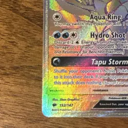 The Pokemon Company Pokemon TCG Tapu Fini GX Sm-Burning Shadows 152/147 Holo - Image 2