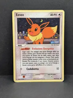 Eevee 55/115 Unseen Forces Reverse Holo Rare Vintage Pokemon TCG ITALIAN MP+ - Image 1