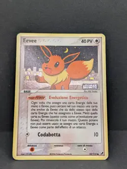 Eevee 55/115 Unseen Forces Reverse Holo Rare Vintage Pokemon TCG ITALIAN MP+ - Image 3