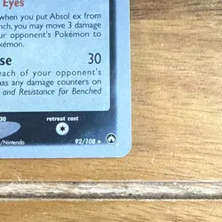 Pokemon Absol EX World Championship Promo 2007 Non Holo Rare 92/108 - Image 4