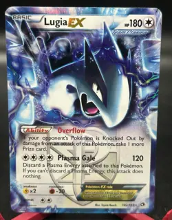 The Pokemon Company Pokemon TCG Lugia EX Team Plasma Holo UR 102/113 EN DMG - Image 1