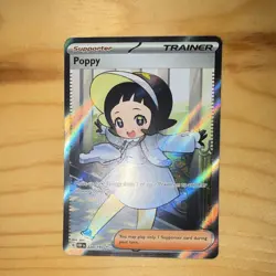 Pokemon TCG Poppy SV03 Obsidian Flames 220/197 Secret Rare Full Art Holo EN - Image 1
