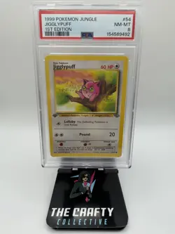 1999 Pokemon Jungle Set - #54 Jigglypuff [1st Edition] - PSA 8 - Image 1