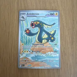 Pokemon TCG Eelektross 115/086 Illustration Rare Black Bolt Near Mint - Image 1