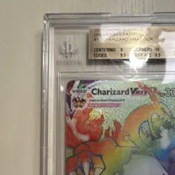 Pokemon Charizard VMAX Secret Rare Holo 74/73 Champion's Path 330 HP BGS 9.5 - Image 5