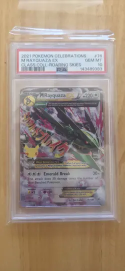 PSA 10 M RAYQUAZA EX 76/108 Celebrations Classic Collection Pokemon 2021 TCG - Image 1