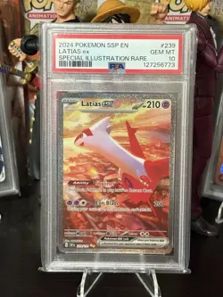 Pokemon 2024 Latias ex 239/191 Full Art SIR Surging Sparks GEM MINT PSA 10 - Image 1