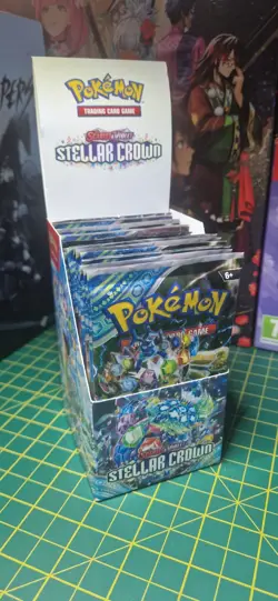 Pokemon Scarlet & Violet Stellar Crown | Half Booster Box | 18 Unopened Packs ✅ - Image 5
