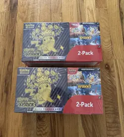 Pokemon Surging Sparks Elite Trainer Box + Booster Bundle, 2-pack Costco lot of2 - Image 1
