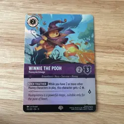 ATTACK OF THE VINE! DISNEY LORCANA WINNIE THE POOH - HUNNY ARCHMAGE EPIC 212/207 - Image 1