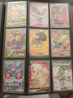 100+ Assorted POKEMKN Non English NM CARD LOT *binder included* - Image 3