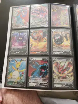 100+ Assorted POKEMKN Non English NM CARD LOT *binder included* - Image 4