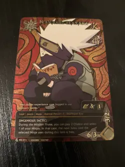 Naruto Cards - Kakashi Hatake Ingenious Tactic Promo Foil PR 071 CCG - Image 1