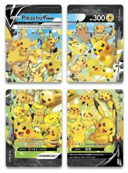 Slightly Played, English - 1 x Pokemon Pikachu V-Union Set (Pokemon) Sword and S - Image 1