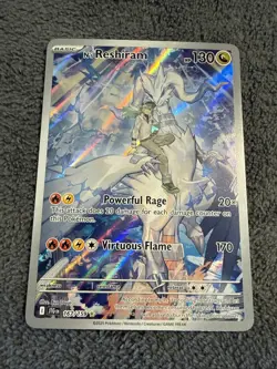 Pokemon TCG N's Reshiram Holo Card 167/159 Sv09: Journey Together Illustration - Image 4
