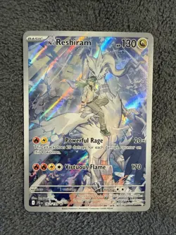 Pokemon TCG N's Reshiram Holo Card 167/159 Sv09: Journey Together Illustration - Image 5