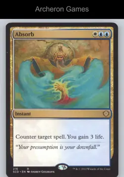 Absorb 216 R MTG Card Starter Commander Decks - Image 1