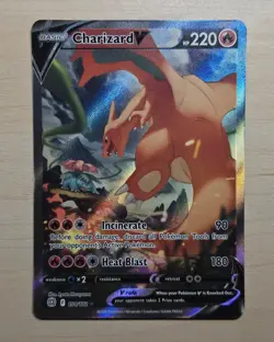 Charizard V 154/172 Alt Art Brilliant Stars Pokemon Card Ultra Rare Holo NM - Image 1