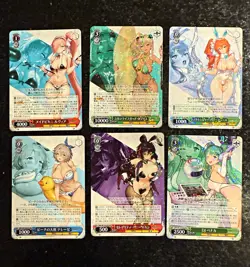 Brown Dust 2 Weiss Schwarz RR card lot (6) US SELLER - Image 1