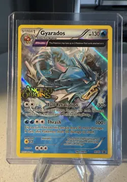 2015 POKEMON XY BLACK STAR PROMOS ANCIENT ORIGINS PRERELEASE GYARADOS-HOLO - Image 1