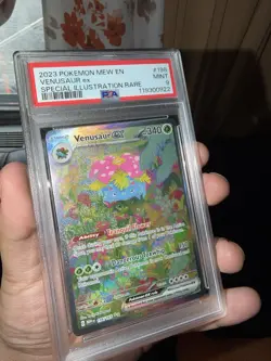 Pokemon TCG Venasaur EX Scarlet & Violet 151 Card 198/165 PSA 9 - Image 1
