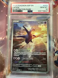 PSA 10 Latios - 203/191 - GEM MINT Surging Sparks Illustration Rare - Pokemon - Image 1