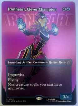 Ironheart, Clever Champion (Foil) #360 Marvel Super Heroes MTG - Image 1