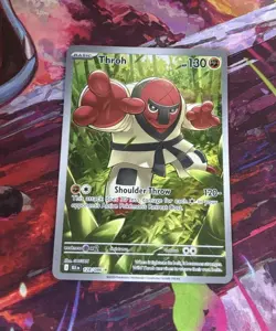 Throh Holo Illustration Rare SV: Black Bolt 128/086 Pokemon TCG - Image 1