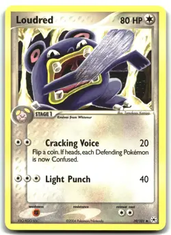 Loudred 39/101 Uncommon Hidden Legends Pokemon Near Mint - Image 1