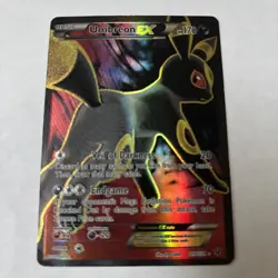 Pokemon TCG Umbreon EX 119/124 Fates Collide Ultra Rare Full Art Holo - Image 1