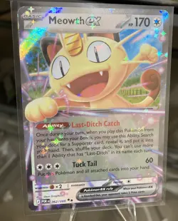 Pokemon Meowth EX 062/088 Perfect Order POR - NM - Image 1