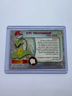 Topps Pokemon TV Animation Edition Victreebel #71 Holo 1999 English - Image 2