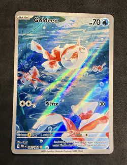 🔥 Goldeen 087/084 Holo IR Illustration Rare ME05 Pitch Black Pokemon TCG NM 🔥 - Image 1