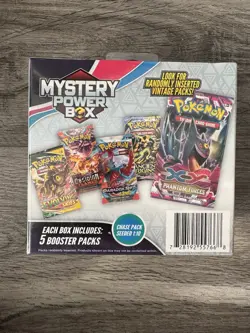 Pokemon SEALED Mystery Power Box Chase Pack Seeded 1:10 (5 Booster Packs) NEW - Image 2