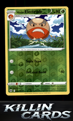 Reverse Holofoil Hisuian Electrode 003/189 Pokemon Uncommon SWSH10: Astral Radia - Image 1