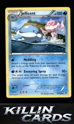 Jellicent 21/119 Pokemon Rare XY - Phantom Forces Card LP - Image 1