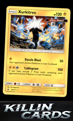 Xurkitree 39/131 Pokemon Rare SM - Forbidden Light Card LP - Image 1