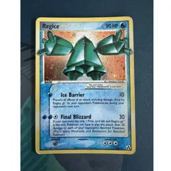 Pokemon Regice Star EX Legend Maker Ultra Rare Holo 90/92 English Card - Image 1
