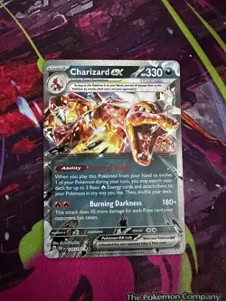 Pokemon TCG Obsidian Flames Charizard ex 125/197 Rare Holo - Image 1