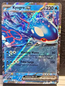 Kyogre ex SVP178 Black Star Promo Holo Pokemon Card Near Mint NM - Image 1