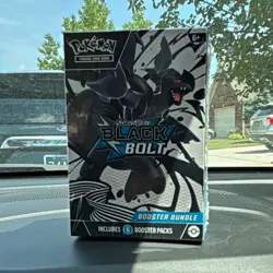 Pokemon TCG Scarlet & Violet Black Bolt Booster Bundle 6 Packs English - Image 1
