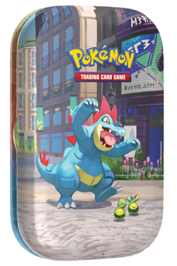 Pokemon TCG: Lumiose City Mini Tin: Feraligatr & Budew - Image 1